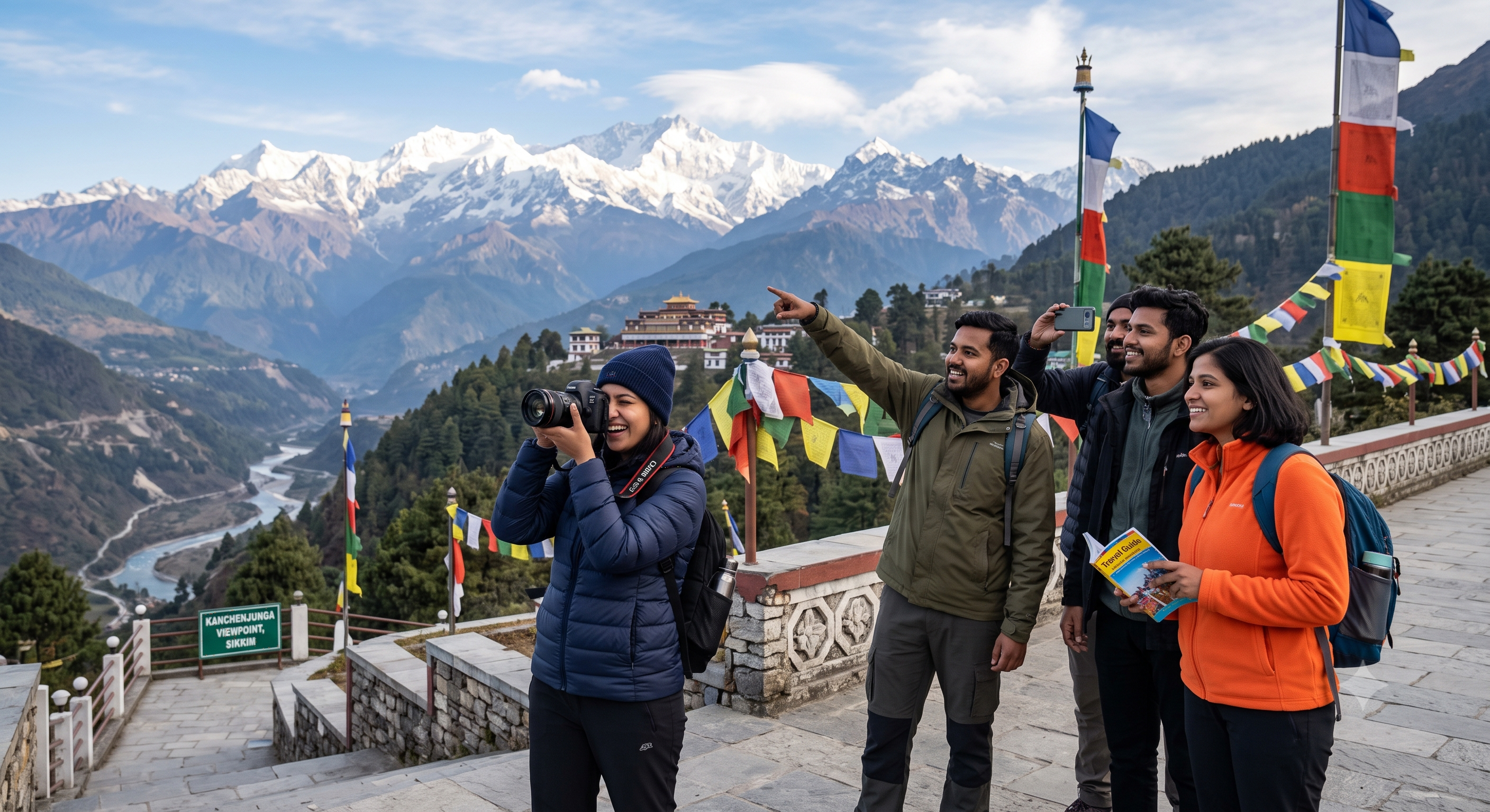 Misty Himalayan Heights