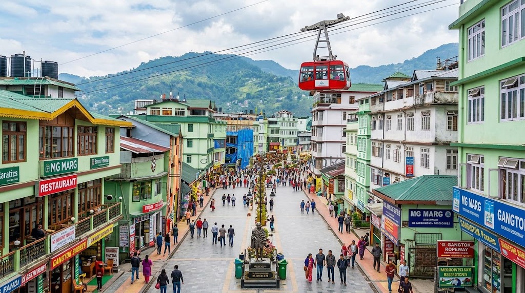 MG Marg & Gangtok Ropeway