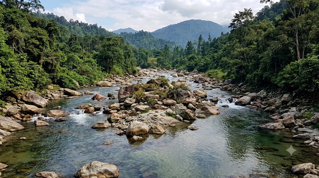 Murti River & Rocky Island